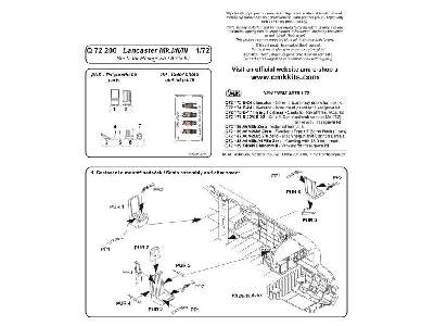 Lancaster Mk. I/II/III - Seats 1/72 for Airfix/Hasegawa kit - image 4