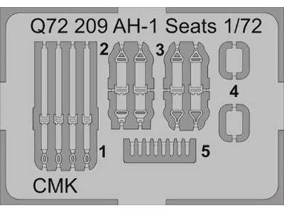 AH-1G Cobra Seats 1/72 for Special Hobby Kit - image 6