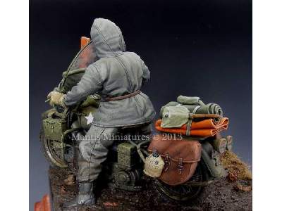 US WW2 Motorcycle WLA Rider - image 4