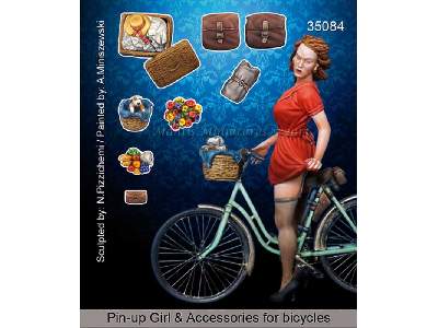 Girl + accessories for bicycles - image 1