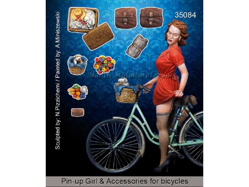 Girl + accessories for bicycles - image 1
