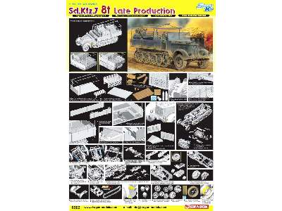 Sd. Kfz.7 8t Halftrack Late Production - Smart Kit - image 2
