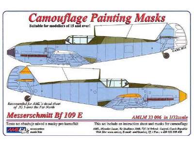 Camouflage painting masks MESSERSCHMITT Bf-109E Fighter - image 1