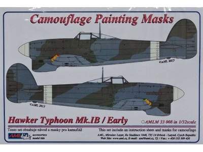 Camouflage painting masks Hawker Typhoon Mk.IB Early - image 1