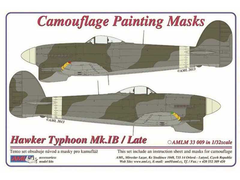 Camouflage painting masks Hawker Typhoon Mk.Ib - image 1
