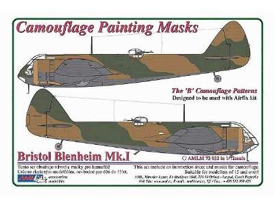 Mask Bristol Blenheim Mk.I &quot;B&quot; - image 1