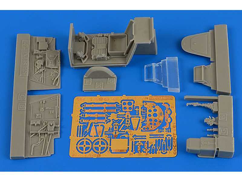 Bf 109G-6 (late) cockpit set - Eduard - image 1