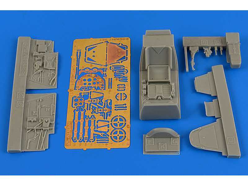 Bf 109G-5 (early) cockpit set - Eduard - image 1