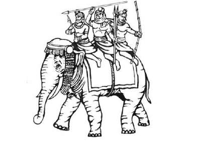 Indian Elephants - makes 2 Elephants w/Crew - image 3