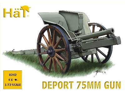 WWI Italian 75mm Deport gun - image 1