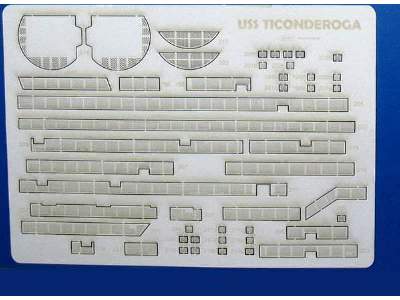 USS TICONDEROGA - pomosty ryflowane 1:200 - image 1