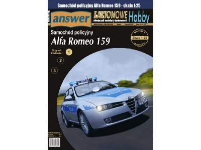 Samochód policyjny Alfa Romeo 159 - image 1
