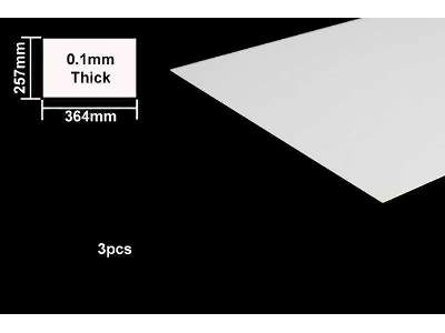 Pla-Paper 0.1mm B4 Size - 3pcs - image 2