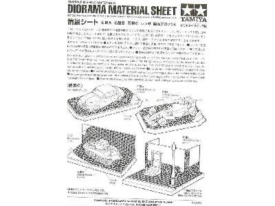 Diorama Material Sheet - Gray-Colored Brickwork - image 5