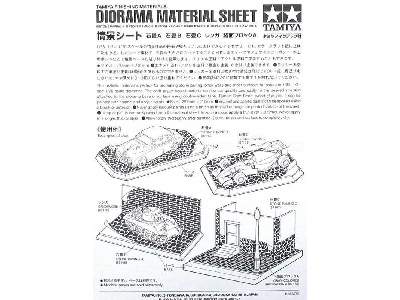 Diorama Material Sheet - Gray-Colored Brickwork - image 6