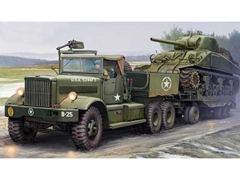 US M19 tank transporter - soft top cab - image 1