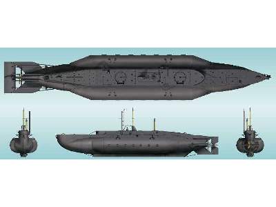 British HMS X-Craft submarine - image 2