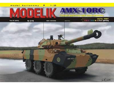 AMX-10RC Francuski współczesny ciężki pojazd zwiadowczy - image 1
