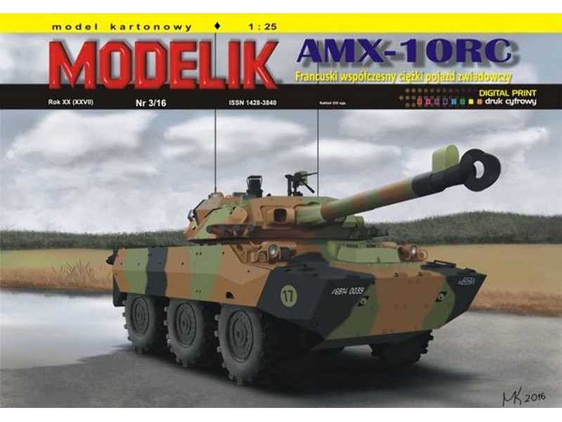 AMX-10RC Francuski współczesny ciężki pojazd zwiadowczy - image 1