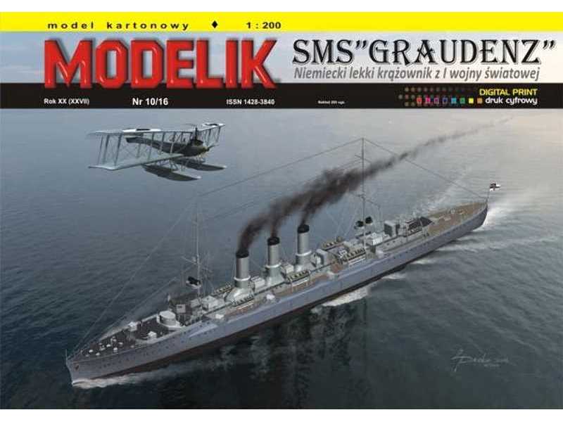 Niemiecki lekki krążownik z I wojny światowej SMS GRAUDENZ - image 1
