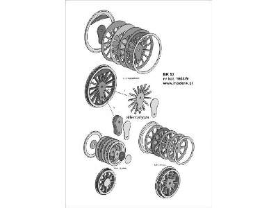 BR 52 Wręgi, koła, detale, grawerowane pomosty - image 5