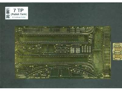 Polish tank 7TP - photo-etched parts - image 1