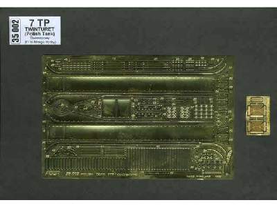 Polish double-turret tank 7TP - photo-etched parts - image 1