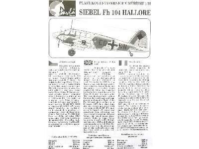 Siebel Fh 104 Hallore - image 2
