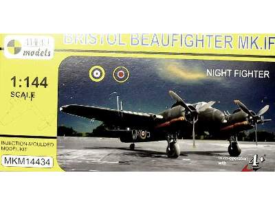 Mark I Models 1/144 Bristol Beaufighter Mk.IF 'Night Fighter' # 14434 