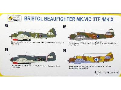 Bristol Beaufighter Mk.VIC (ITF)/TF Mk.X Torpedo Fighter - image 3