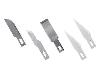 5 Assorted Light Duty Blades 1 - #10, 16, 17 & 2 - #11 - image 1