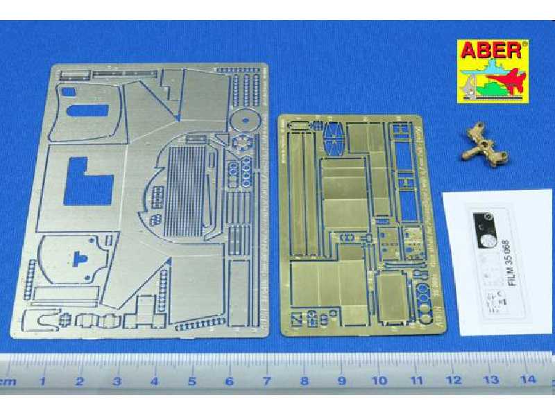 Panzerjager I with 4.7 cm Pak - photo-etched parts - shields ear - image 1