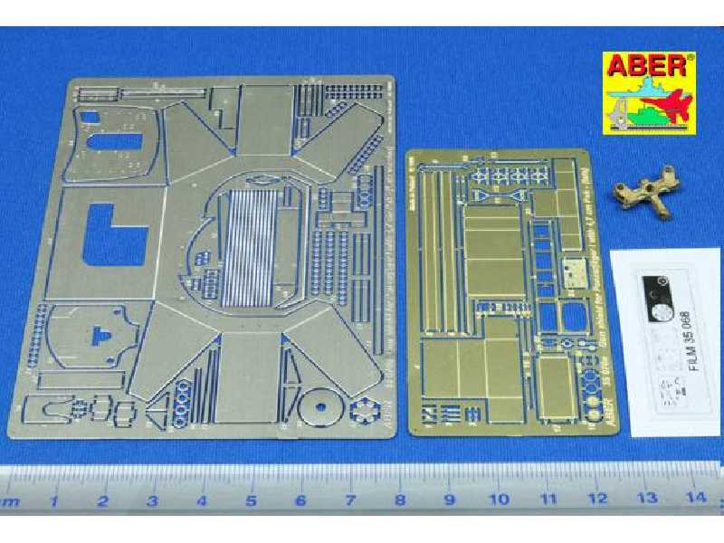 Panzerjager I with 4.7 cm Pak - photo-etched parts - shields lat - image 1