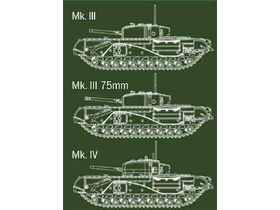 Churchill Mk.III - Mk.III 75mm - MK.IV - AVRE - Mk.V - NA 75 - image 5