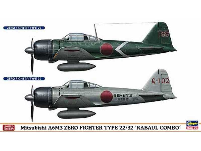 Mitsubishi A6m3 Zero Fighter Type 22/32 &quot;rabaul Combo&quot; - image 1
