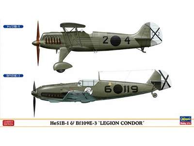 He51b-1 &amp; Bf109e-3 'legion Condor' - image 1