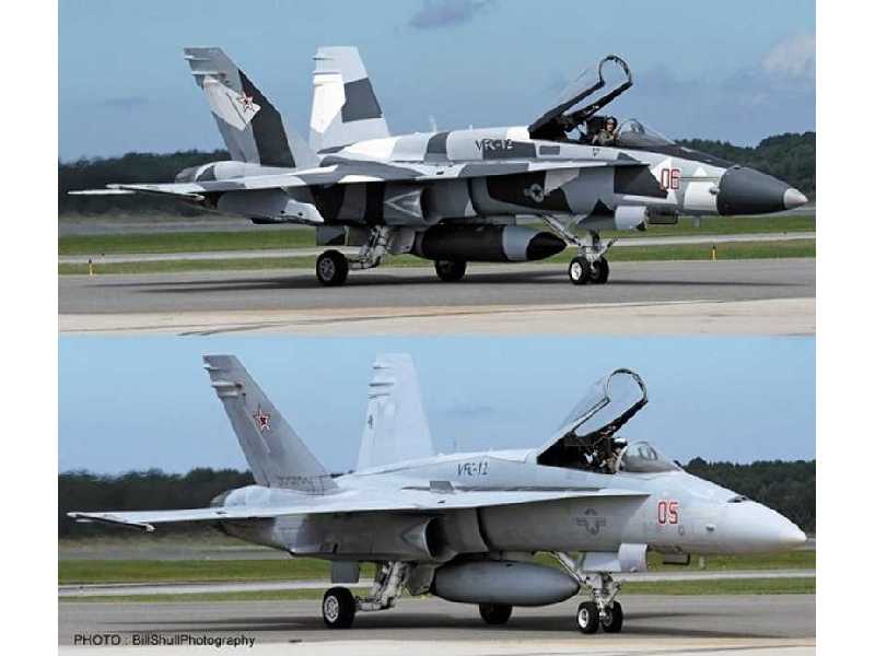 F/A-18a+ Hornet &quot;vfc-12 Adversary&quot; Combo (2 Kits) Limi - image 1