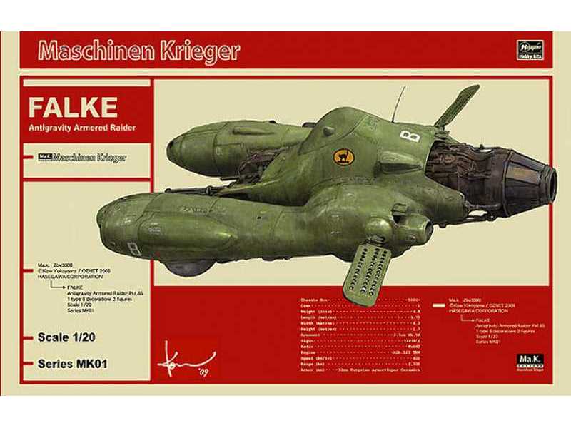 Mk01 Antigravity Armored Raider Pkf.85 Falke - image 1