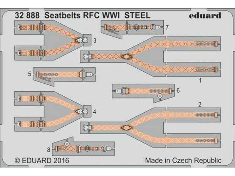 Seatbelts RFC WWI STEEL 1/32 - image 1