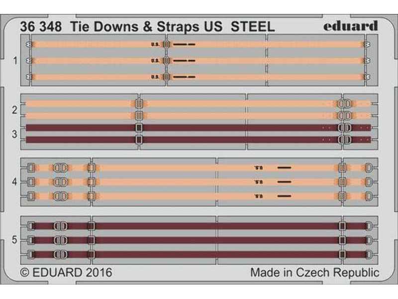 Tie Downs & Straps US STEEL 1/35 - image 1
