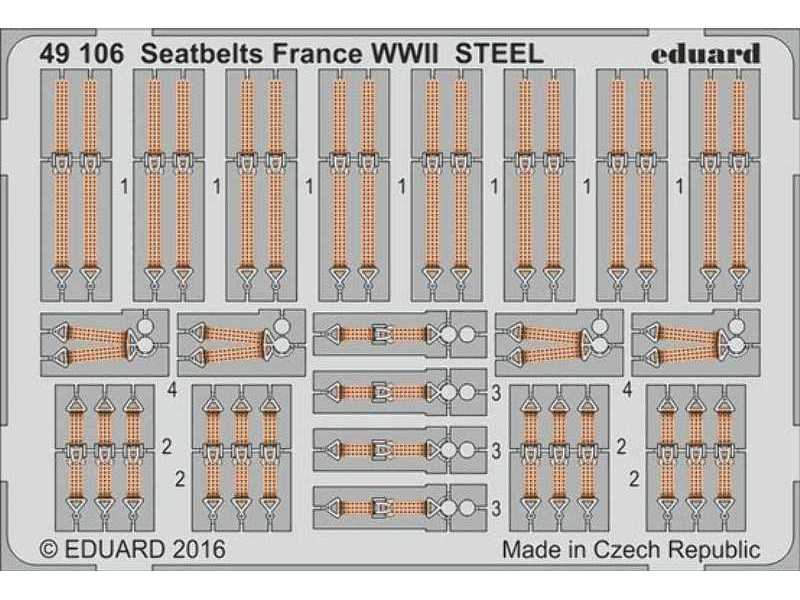 Seatbelts France WWII STEEL 1/48 - image 1