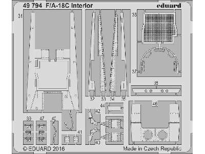 F/ A-18C interior 1/48 - Kinetic - image 2
