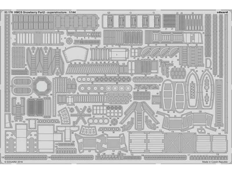 HMCS Snowberry pt.  2 superstructure 1/144 - Revell - image 1