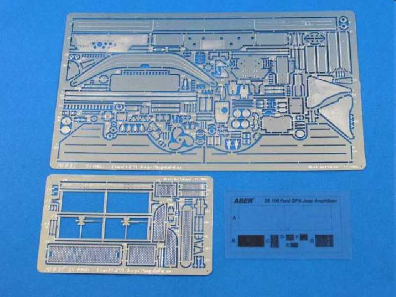 Ford GPA Amphibian "Jeep" - photo-etched parts - image 1 Ford GPA Amphibian "Jeep" - photo-etched parts - image 1