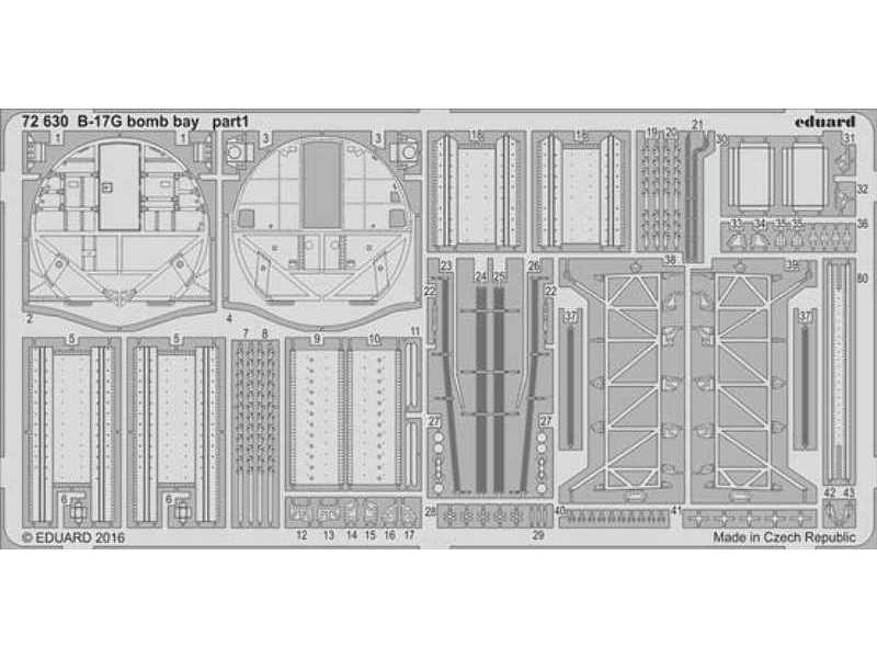 B-17G bomb bay 1/72 - Airfix - image 1