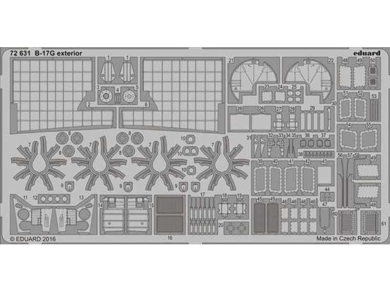 B-17G exterior 1/72 - Airfix - image 1