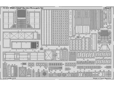 WWII USAAF Bomber Re-supply Set 1/72 - Airfix - image 1