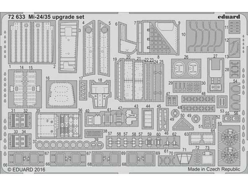 Mi-24/35 upgrade set 1/72 - Eduard - image 1