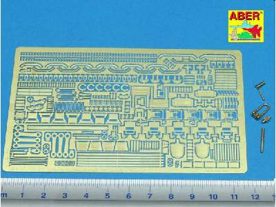 Wagon pancerny Schwere Spahwagen - photo-etched parts  - image 1