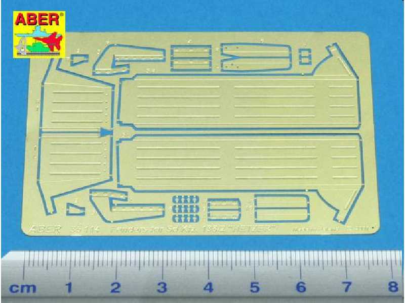 Sd.Kfz. 138/2 "HETZER" - fenders - photo-etched parts - image 1